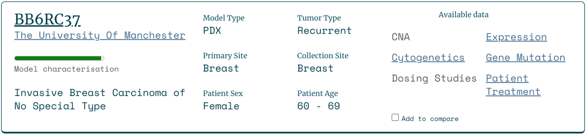 Search result card